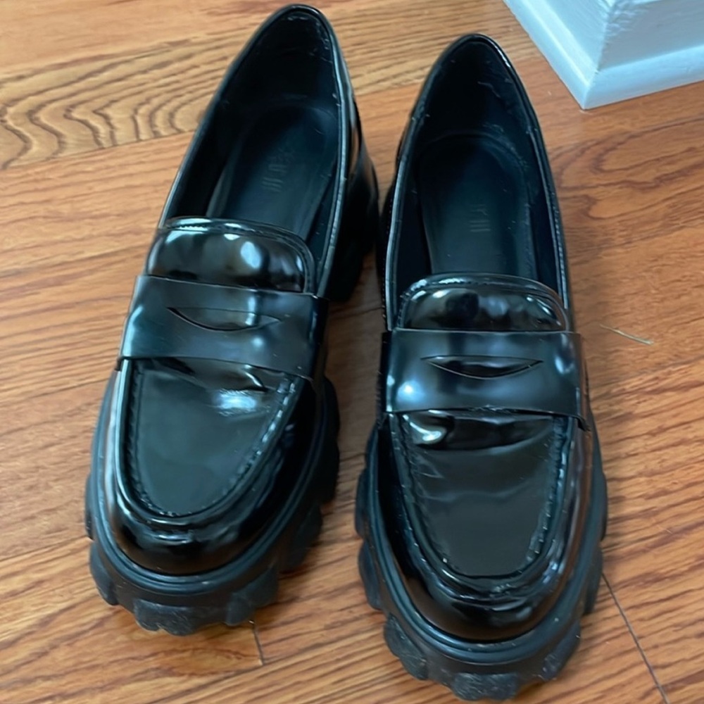 Bar III Chunky Platform Loafers Sz 8